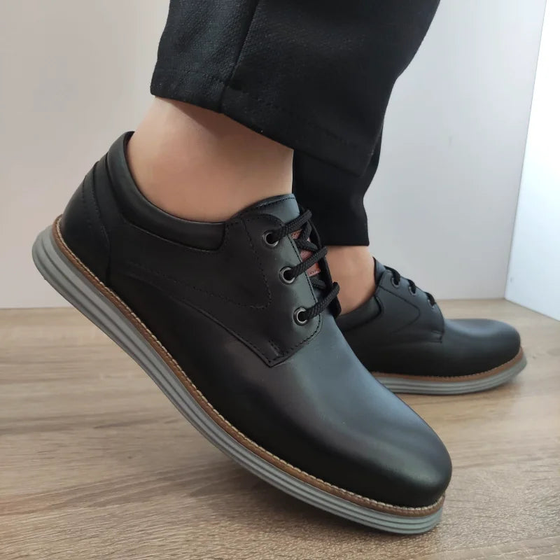 PANTOFI CASUAL BARBATI OTTER OTA-45 01-N NEGRI - imagine 3
