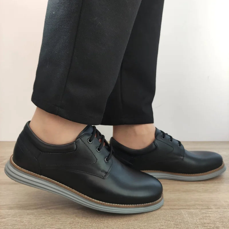 PANTOFI CASUAL BARBATI OTTER OTA-45 01-N NEGRI - imagine 2