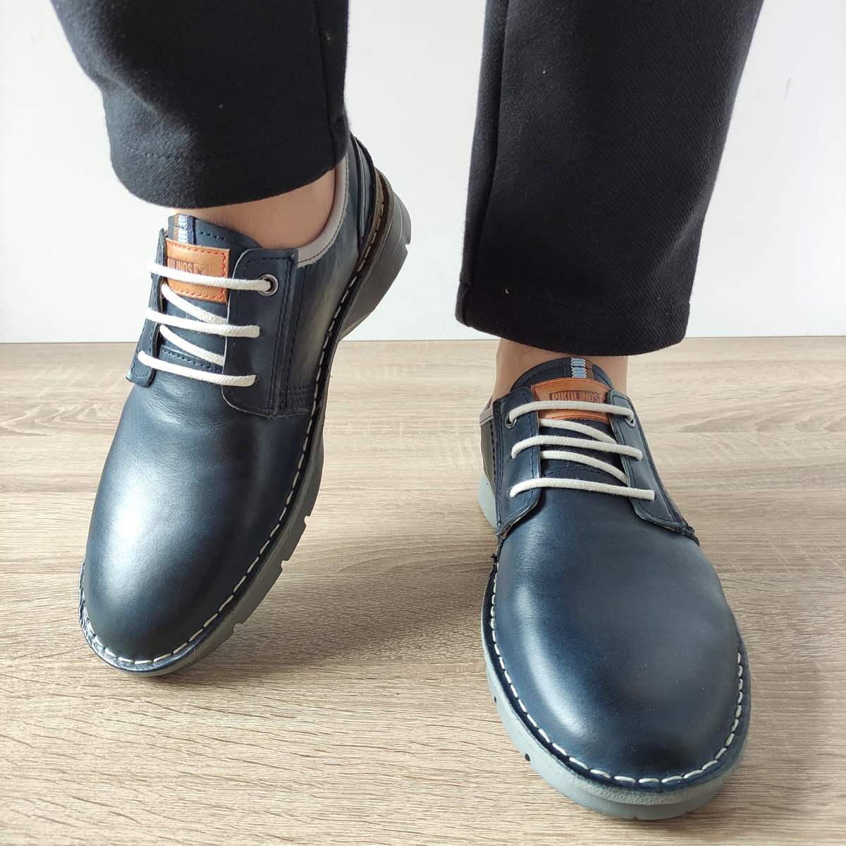PANTOFI CASUAL BARBATI PIKOLINOS 4232C1 ALBASTRI - imagine 5