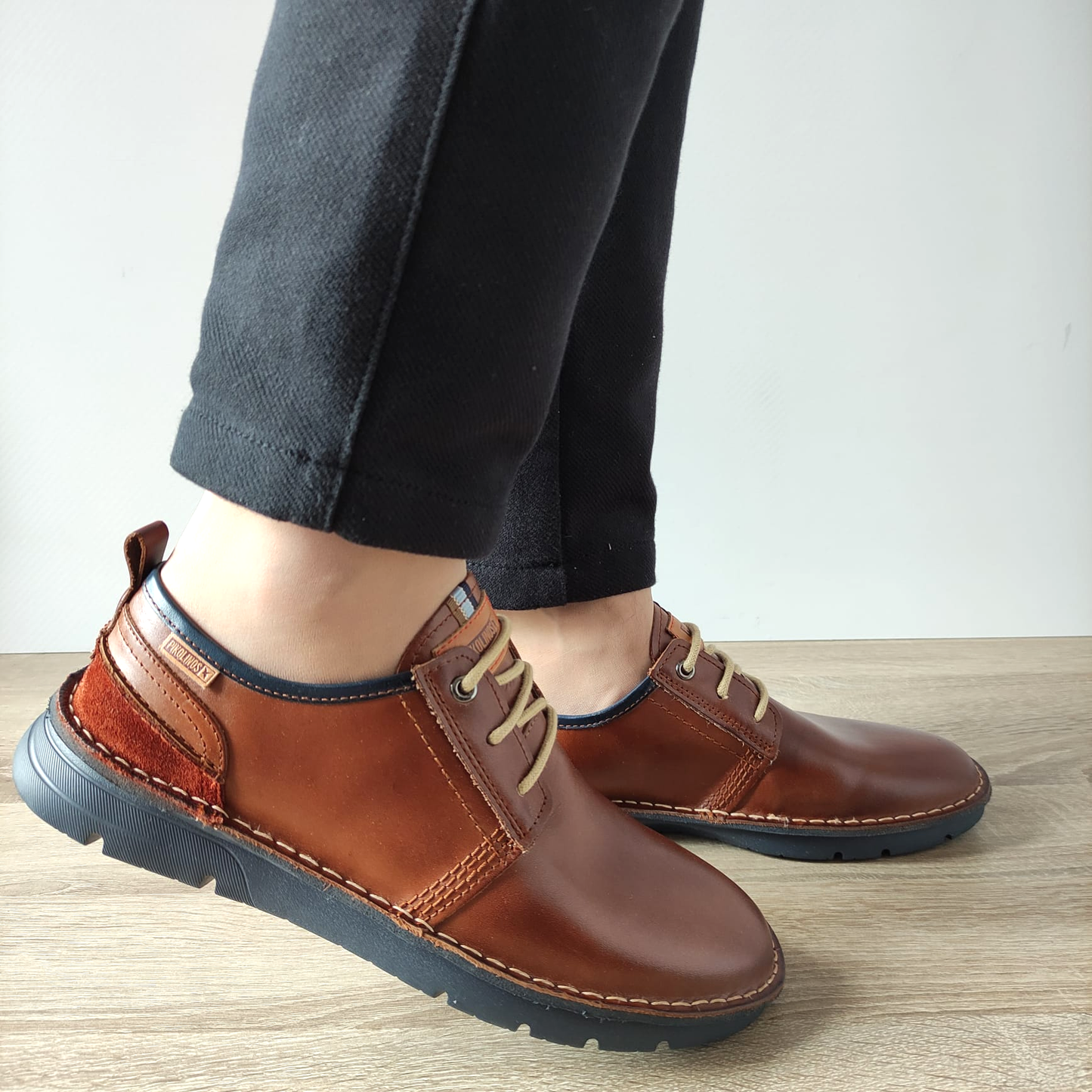 PANTOFI CASUAL BARBATI PIKOLINOS 4232C1 MARO CONIAC - imagine 2
