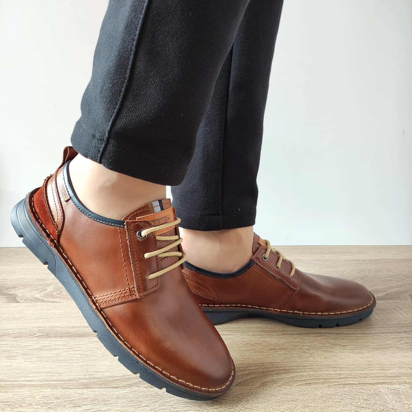 PANTOFI CASUAL BARBATI PIKOLINOS 4232C1 MARO CONIAC - imagine 3