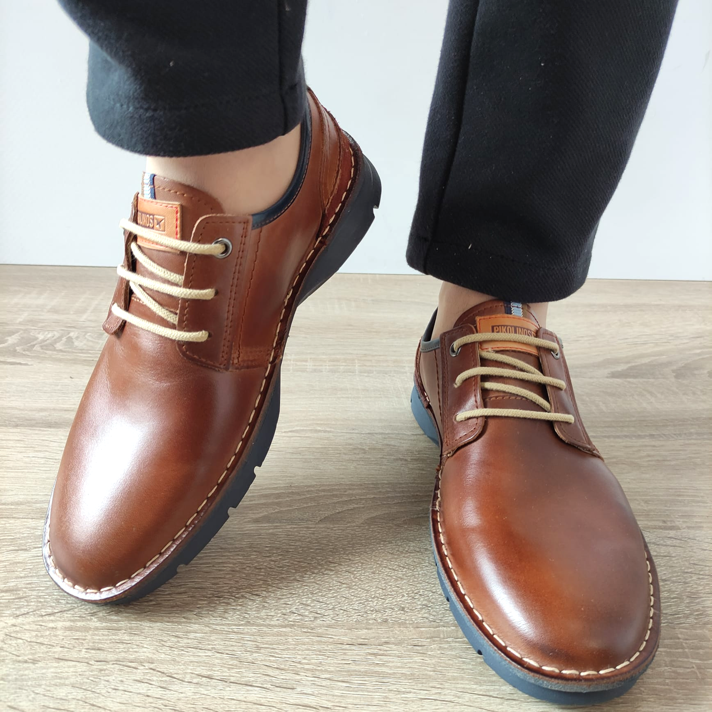 PANTOFI CASUAL BARBATI PIKOLINOS 4232C1 MARO CONIAC - imagine 4