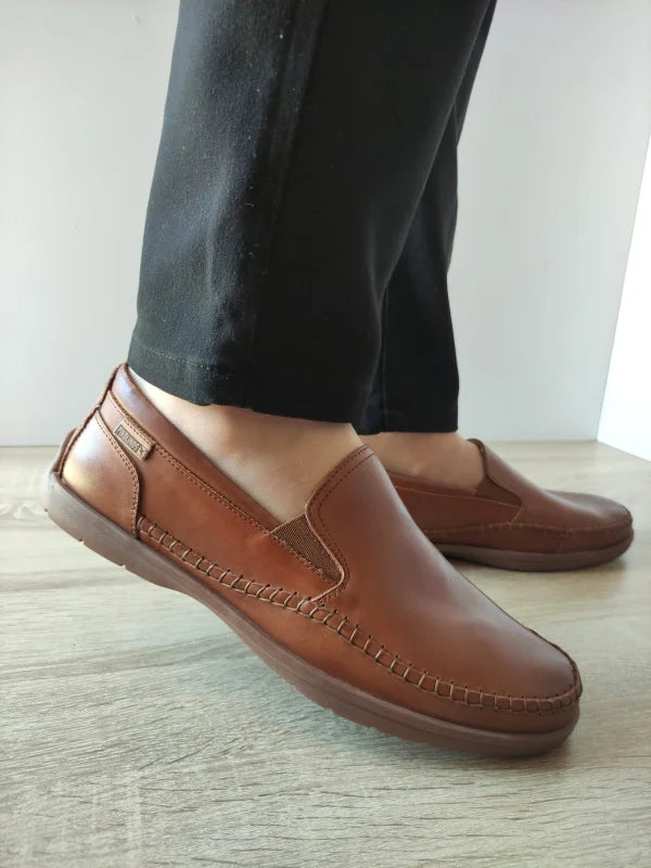 PANTOFI CASUAL BARBATI PIKOLINOS M9A-3111 MARO CUERO - imagine 2