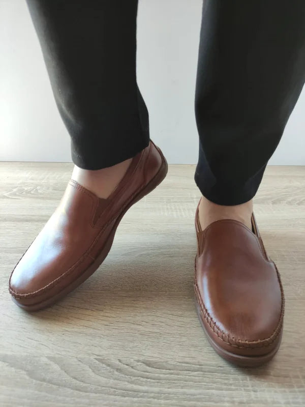 PANTOFI CASUAL BARBATI PIKOLINOS M9A-3111 MARO CUERO - imagine 4
