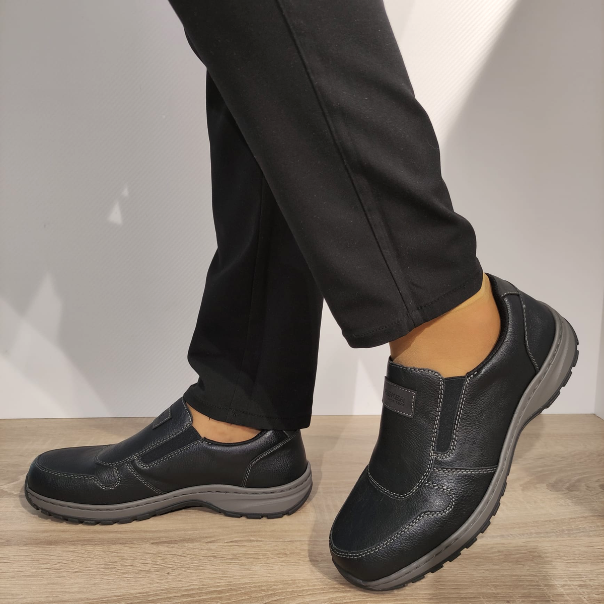 PANTOFI CASUAL BARBATI RIEKER 03355-00 NEGRI - imagine 2