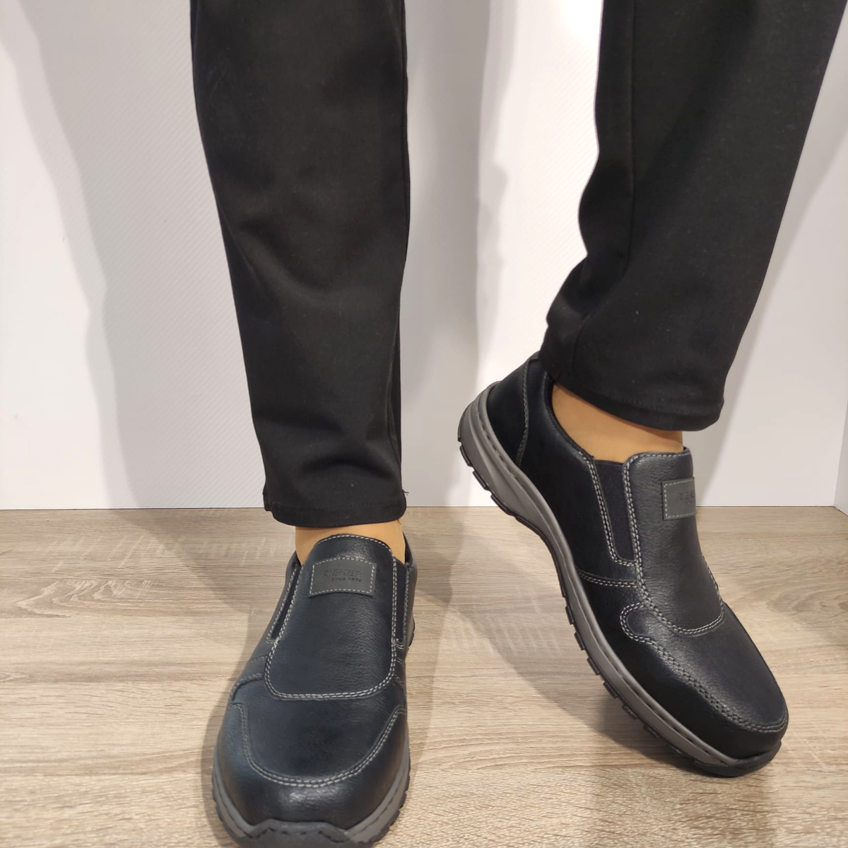 PANTOFI CASUAL BARBATI RIEKER 03355-00 NEGRI - imagine 4