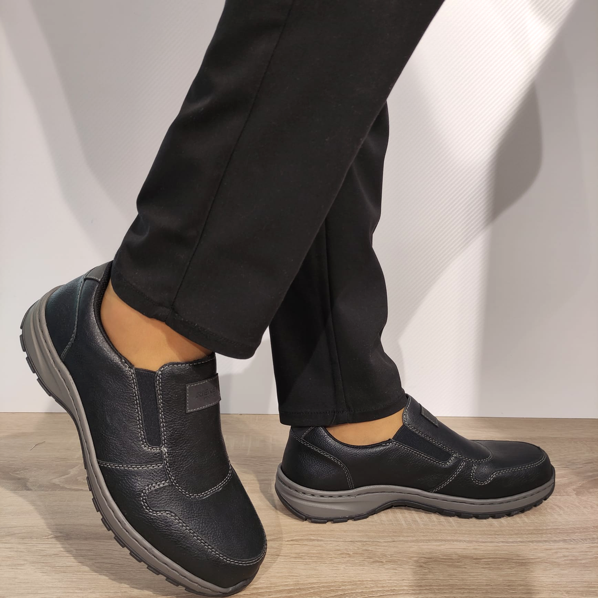 PANTOFI CASUAL BARBATI RIEKER 03355-00 NEGRI - imagine 5