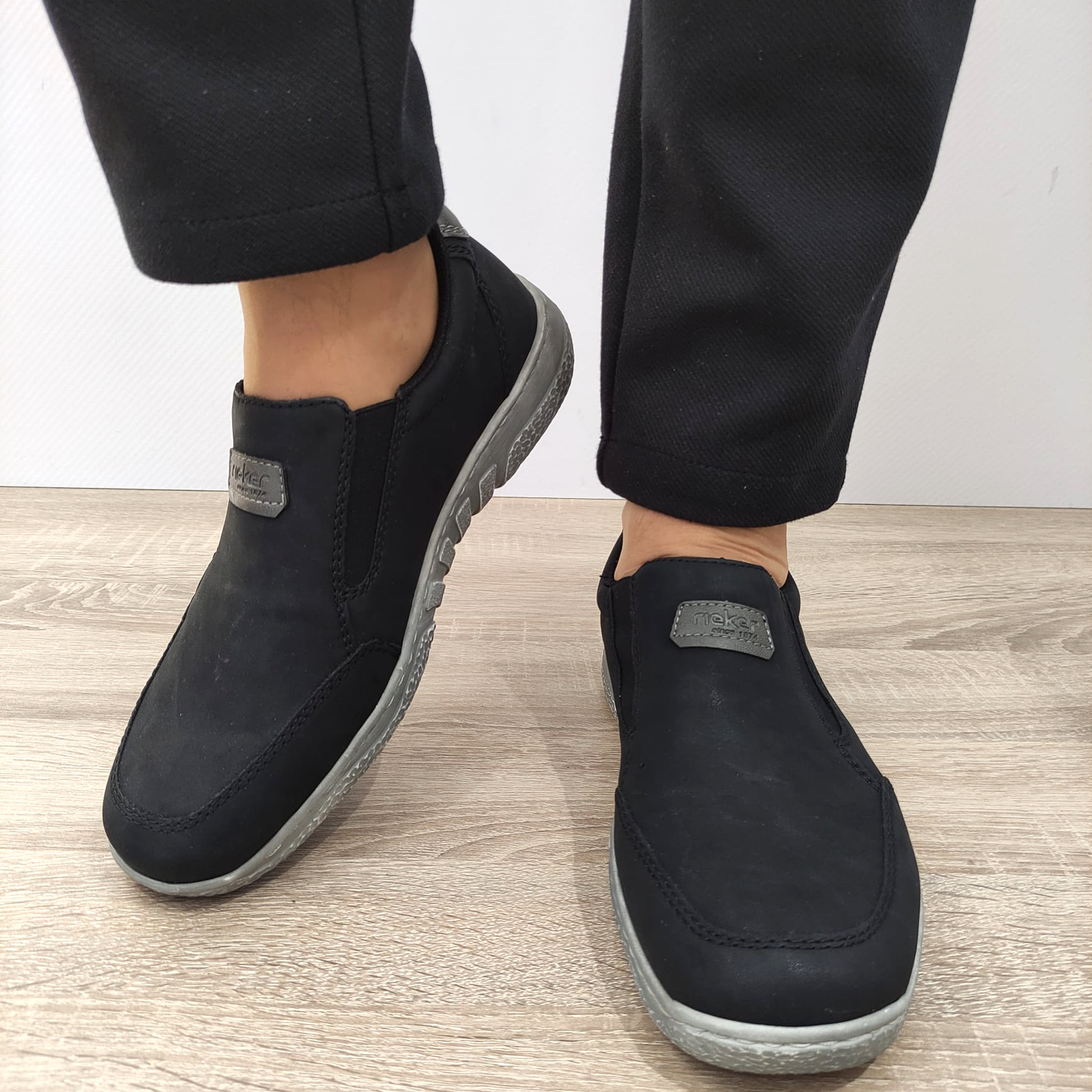 PANTOFI CASUAL BARBATI RIEKER 03553-00 NEGRI - imagine 6