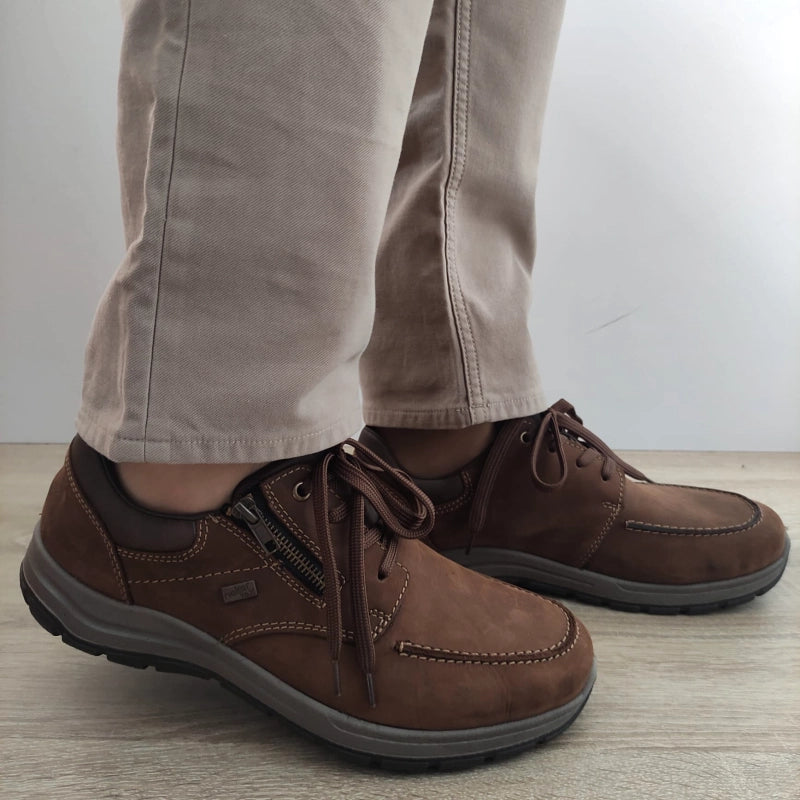 PANTOFI CASUAL BARBATI RIEKER 03601-22 MARO NUBUCK - imagine 2