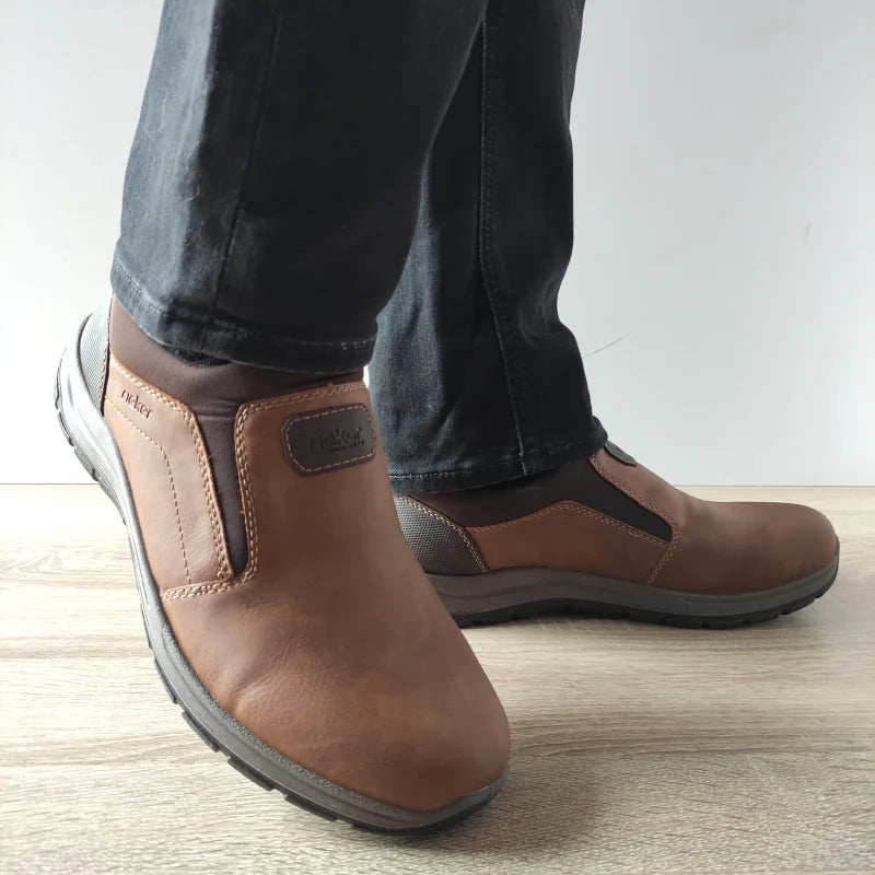 PANTOFI CASUAL BARBATI RIEKER 03650-24 MARO - imagine 3