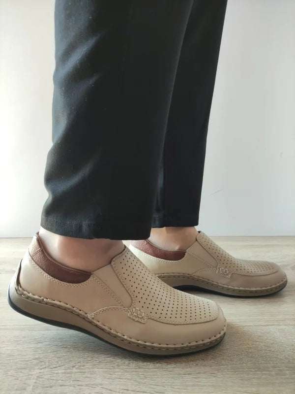 PANTOFI CASUAL BARBATI RIEKER 05293-60 BEJ