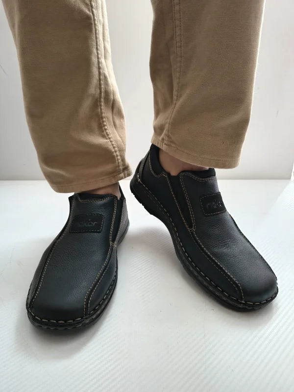 PANTOFI CASUAL BARBATI RIEKER 05363-00 NEGRI - imagine 3