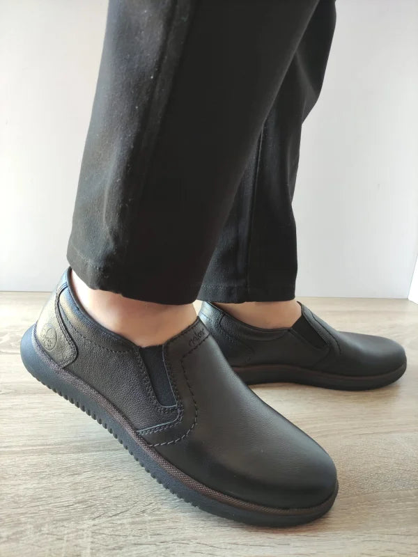 PANTOFI CASUAL BARBATI RIEKER 10450-00 NEGRI - imagine 2