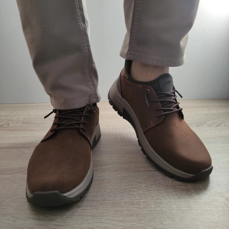 PANTOFI CASUAL BARBATI RIEKER 11050-22 MARO NUBUCK - imagine 4