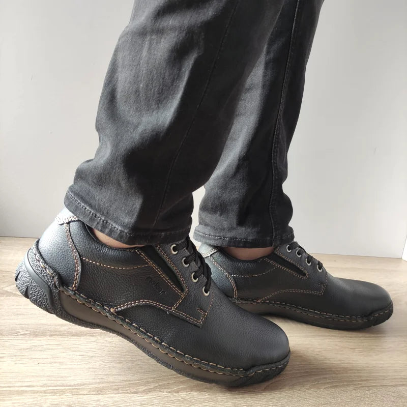 PANTOFI CASUAL BARBATI RIEKER B0306-00 NEGRI - imagine 2