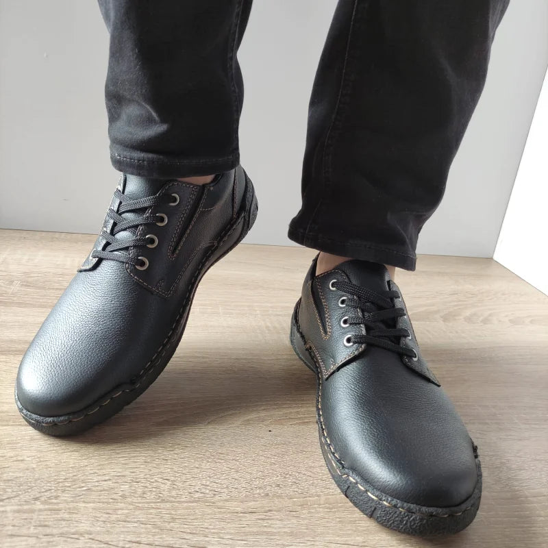 PANTOFI CASUAL BARBATI RIEKER B0306-00 NEGRI - imagine 3