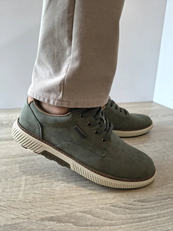 PANTOFI CASUAL BARBATI RIEKER B3317-54 VERZI - imagine 5