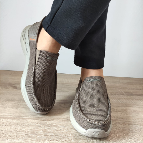PANTOFI CASUAL BARBATI SKECHERS 204804 TPE - imagine 5