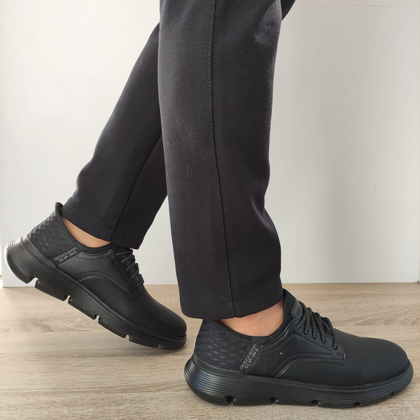 PANTOFI CASUAL BARBATI SKECHERS 205046 BBK - imagine 2