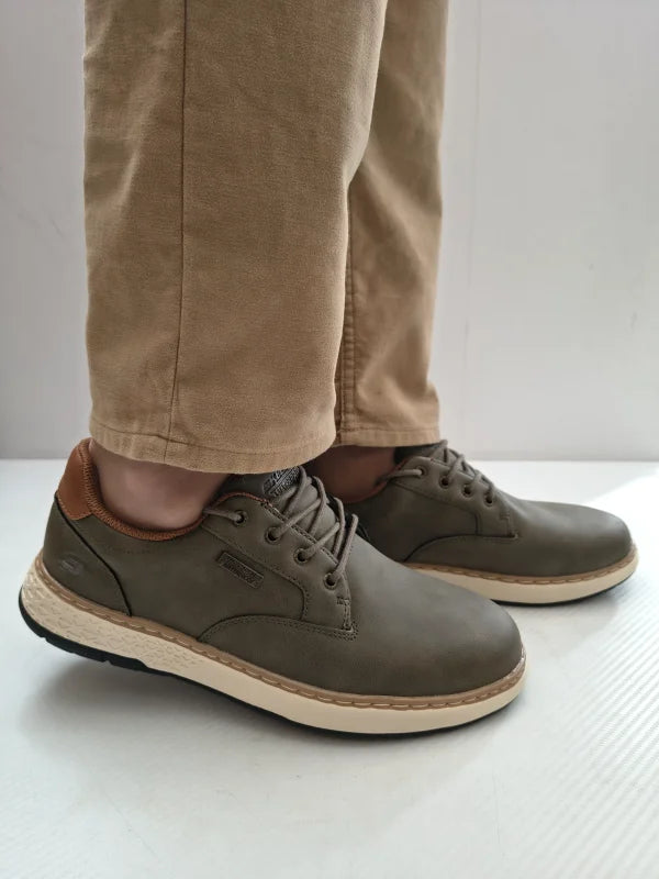PANTOFI CASUAL BARBATI SKECHERS 205234 OLV - imagine 2