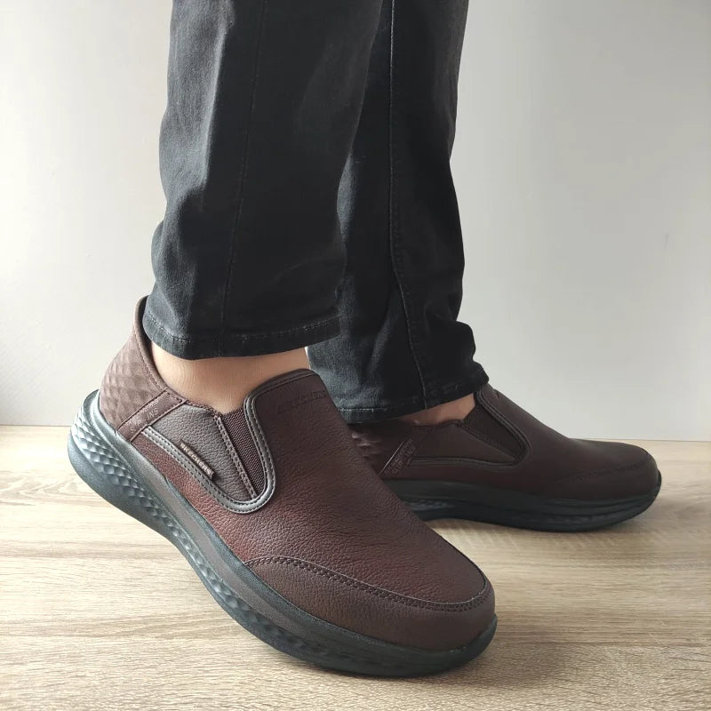 PANTOFI CASUAL BARBATI SKECHERS 205237 RDBR - imagine 2