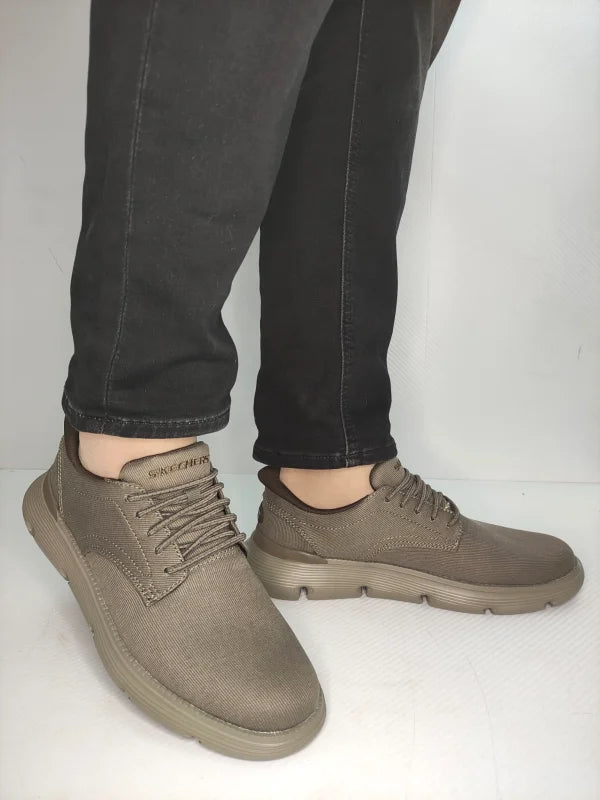 PANTOFI CASUAL BARBATI SKECHERS 205352 DKTP - imagine 5