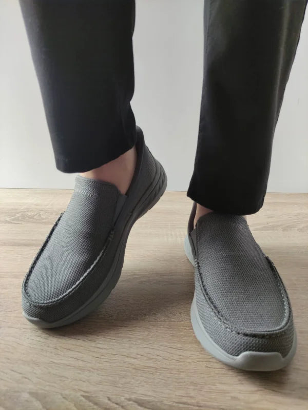 PANTOFI CASUAL BARBATI SKECHERS 205451 GRY - imagine 3
