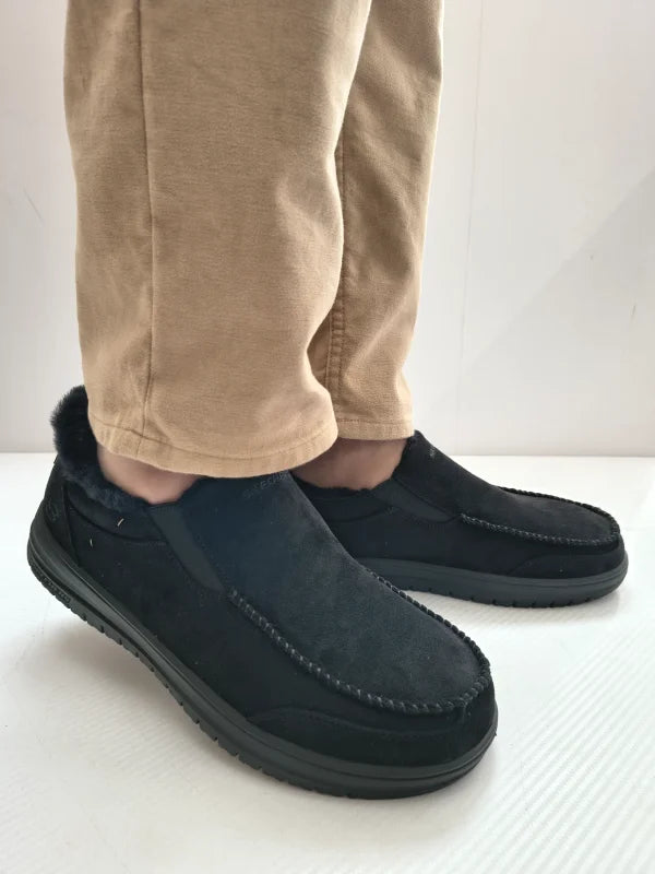 PANTOFI CASUAL BARBATI SKECHERS 205606 BBK - imagine 5
