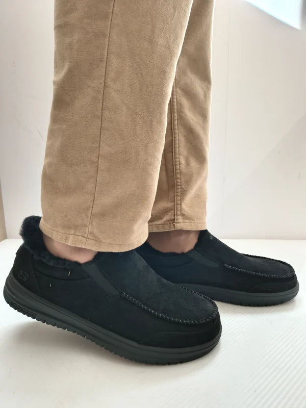 PANTOFI CASUAL BARBATI SKECHERS 205606 BBK - imagine 2