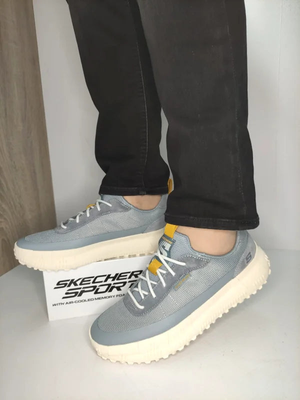 PANTOFI CASUAL BARBATI SKECHERS 210903 LTBL - imagine 5