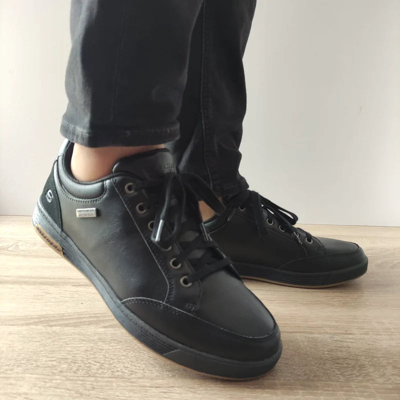 PANTOFI CASUAL BARBATI SKECHERS 210944 BLK - imagine 2