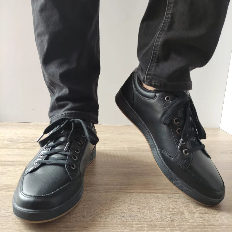 PANTOFI CASUAL BARBATI SKECHERS 210944 BLK - imagine 4