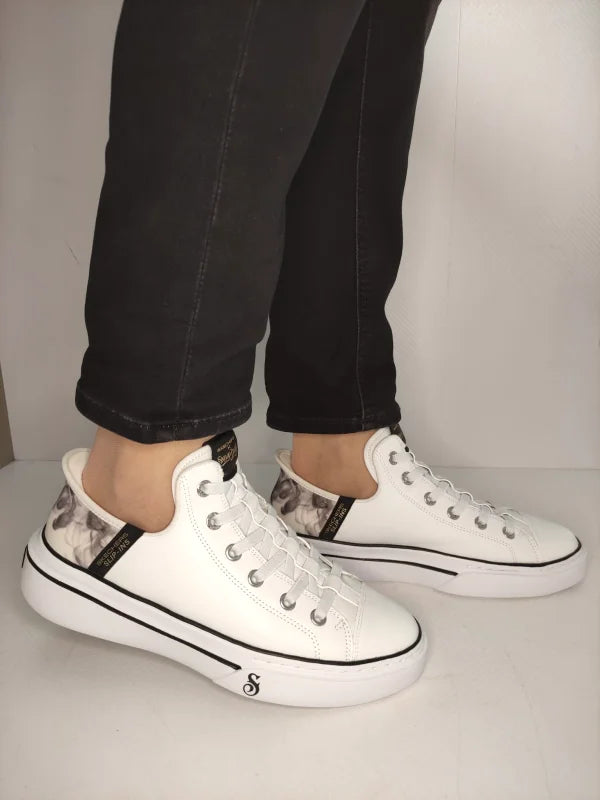 PANTOFI CASUAL BARBATI SKECHERS 251016 WBK - imagine 2