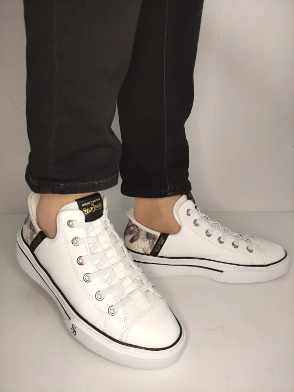 PANTOFI CASUAL BARBATI SKECHERS 251016 WBK - imagine 3