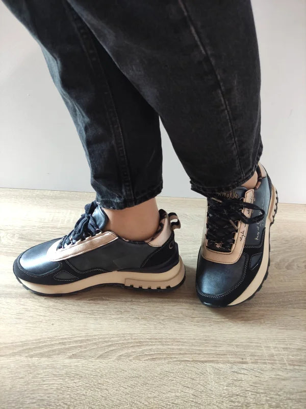 PANTOFI CASUAL DAMA ANEKKE 41390-422 NAVY - imagine 2