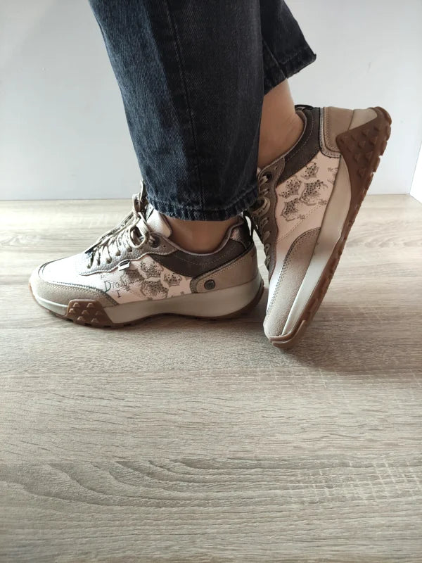 PANTOFI CASUAL DAMA ANEKKE 41390-475 BEJ