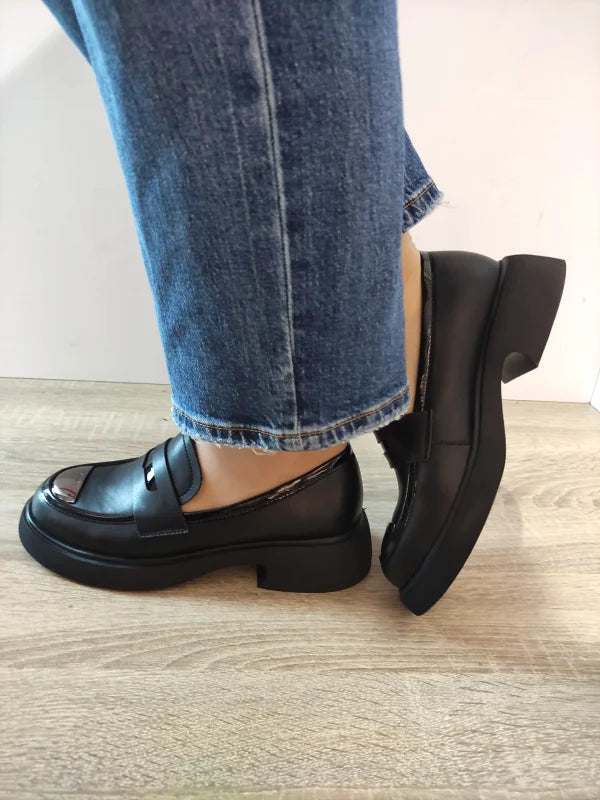 PANTOFI CASUAL DAMA ANNA VIOTTI D106-H907-W253 NEGRI - imagine 2
