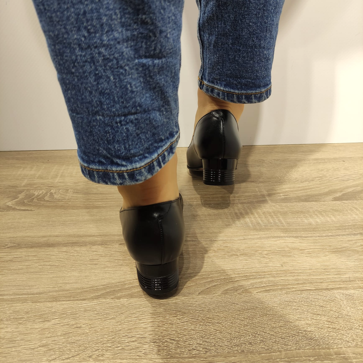 PANTOFI ELEGANTI DAMA ANTONIO 112-1 TOC 400 NEGRI - imagine 4