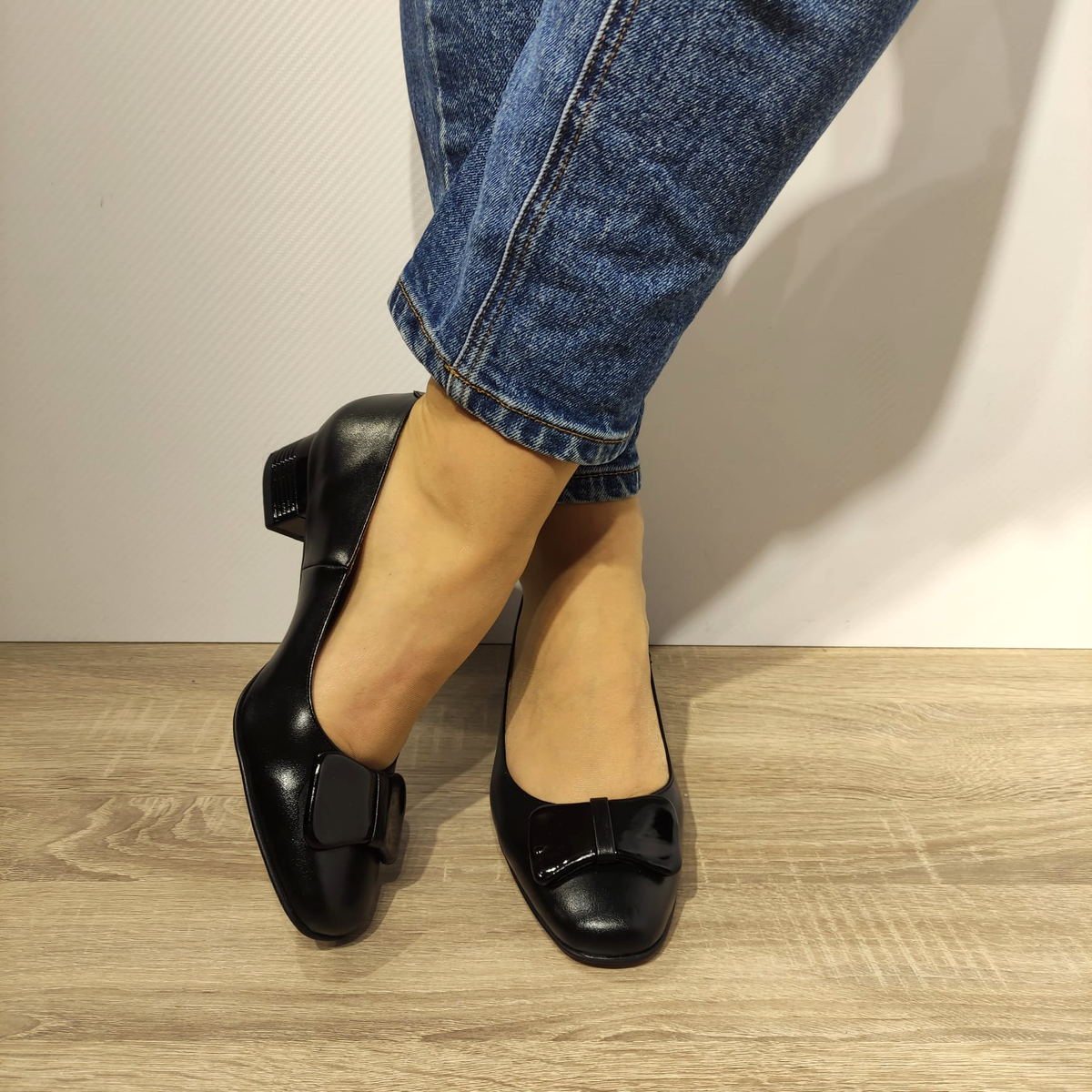 PANTOFI ELEGANTI DAMA ANTONIO 112-1 TOC 400 NEGRI - imagine 5