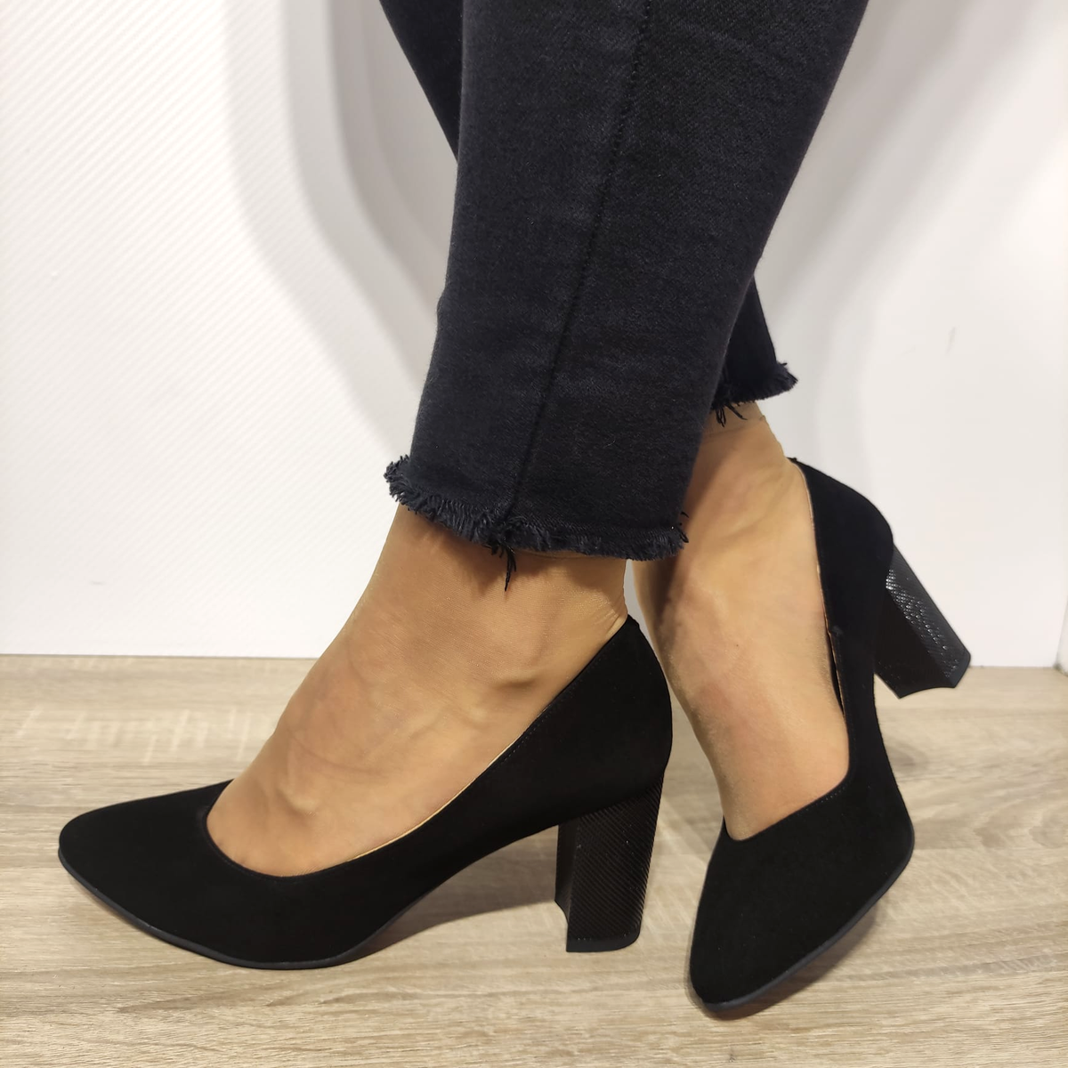 PANTOFI CASUAL DAMA ANTONIO 21216 NEGRI - imagine 5