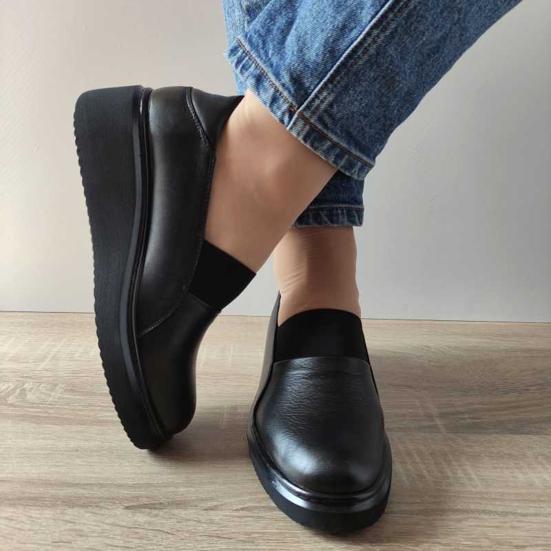 PANTOFI CASUAL DAMA BIO FLEX 006-155 NEGRI - imagine 4