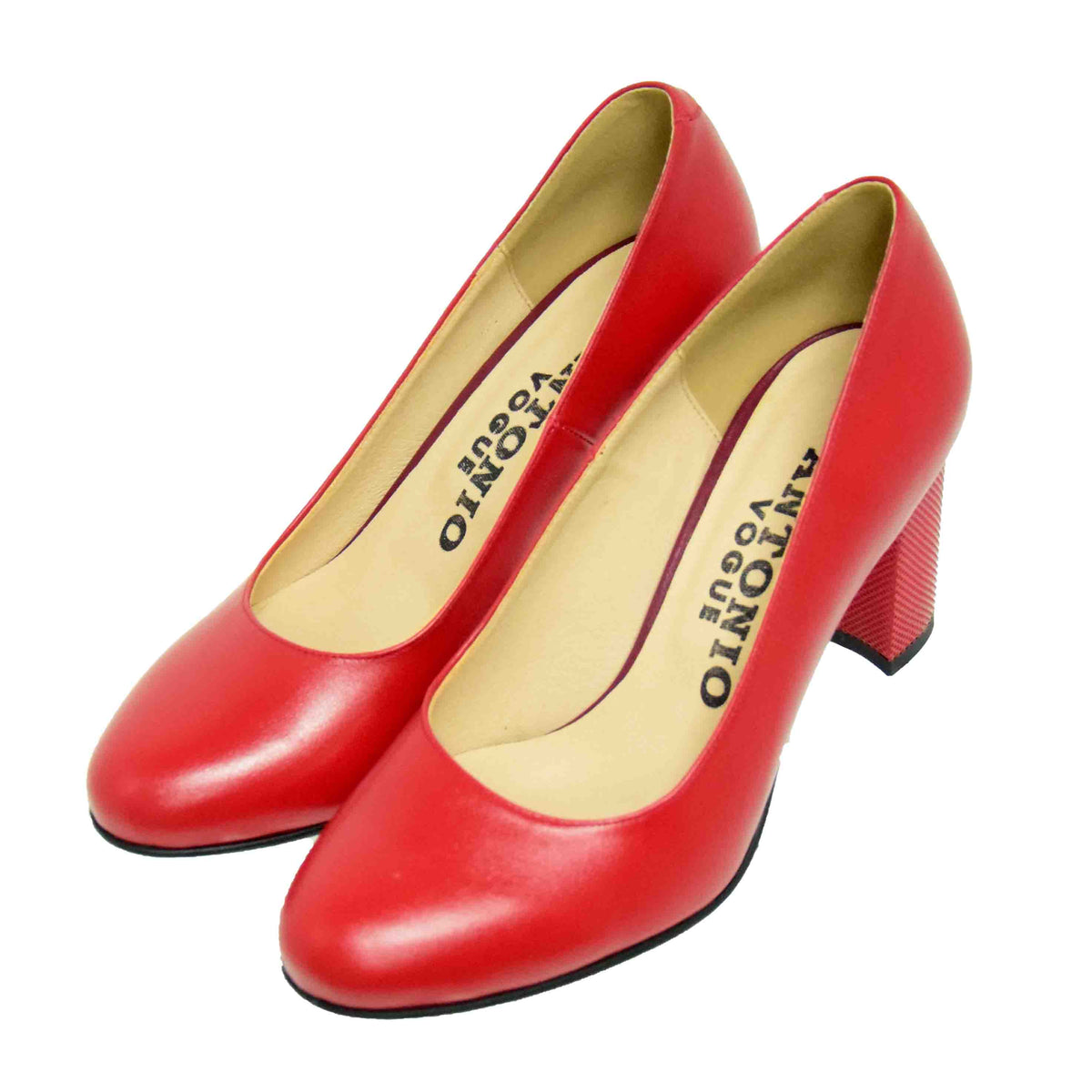 PANTOFI CASUAL DAMA ANTONIO 23336 ROSII - imagine 9