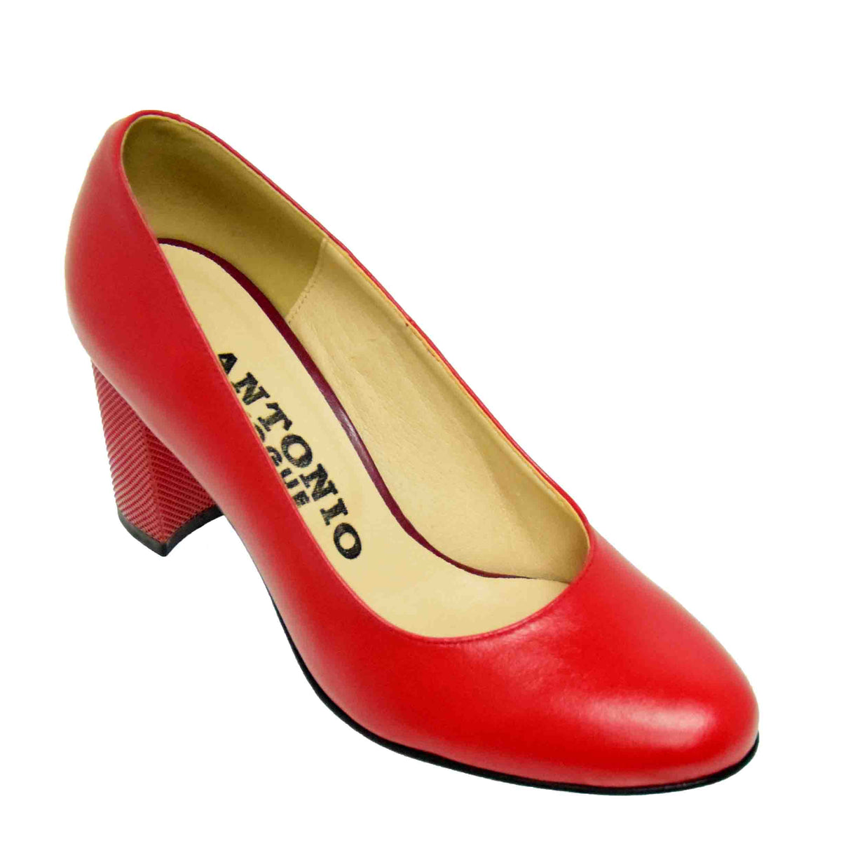 PANTOFI CASUAL DAMA ANTONIO 23336 ROSII - imagine 6