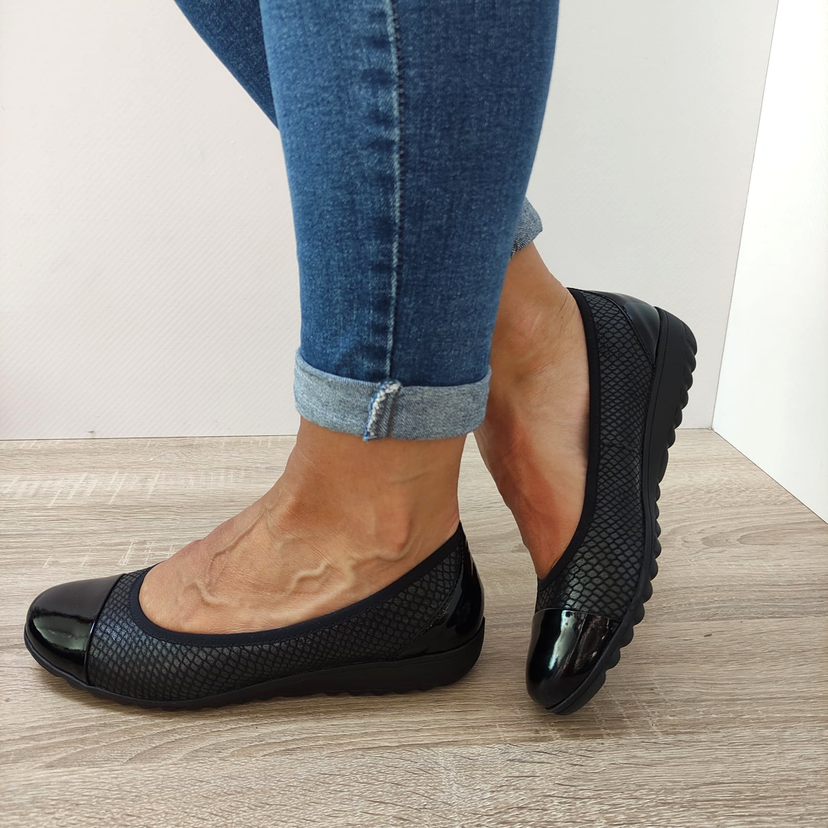 PANTOFI CASUAL DAMA CAPRICE 22103-41 NEGRI FAGURE - imagine 2
