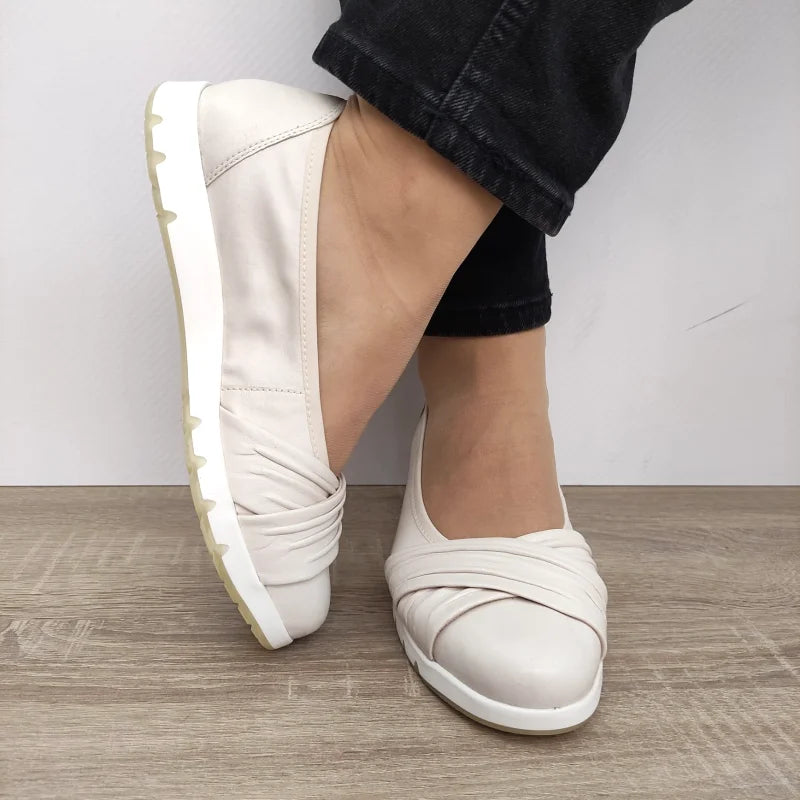 PANTOFI CASUAL DAMA CAPRICE 22118-44 CREM - imagine 3