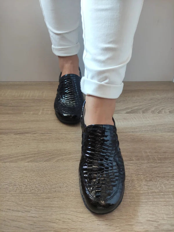 PANTOFI CASUAL DAMA CAPRICE 24752-45 014 NEGRI CROCO