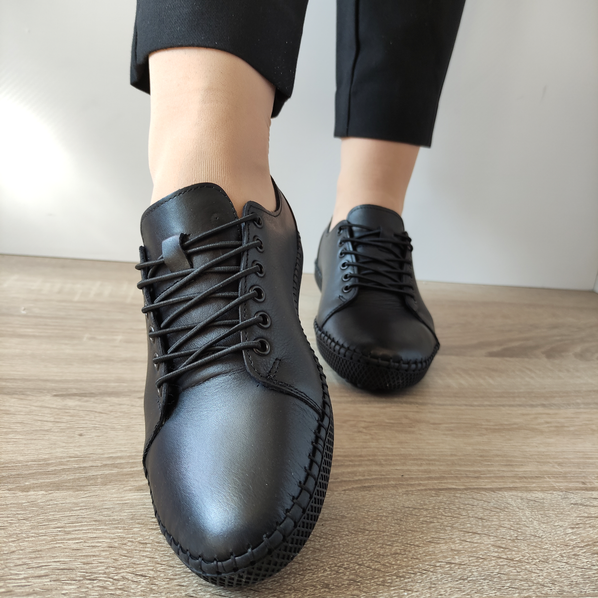PANTOFI CASUAL DAMA CASPIAN 24600 NEGRI - imagine 4