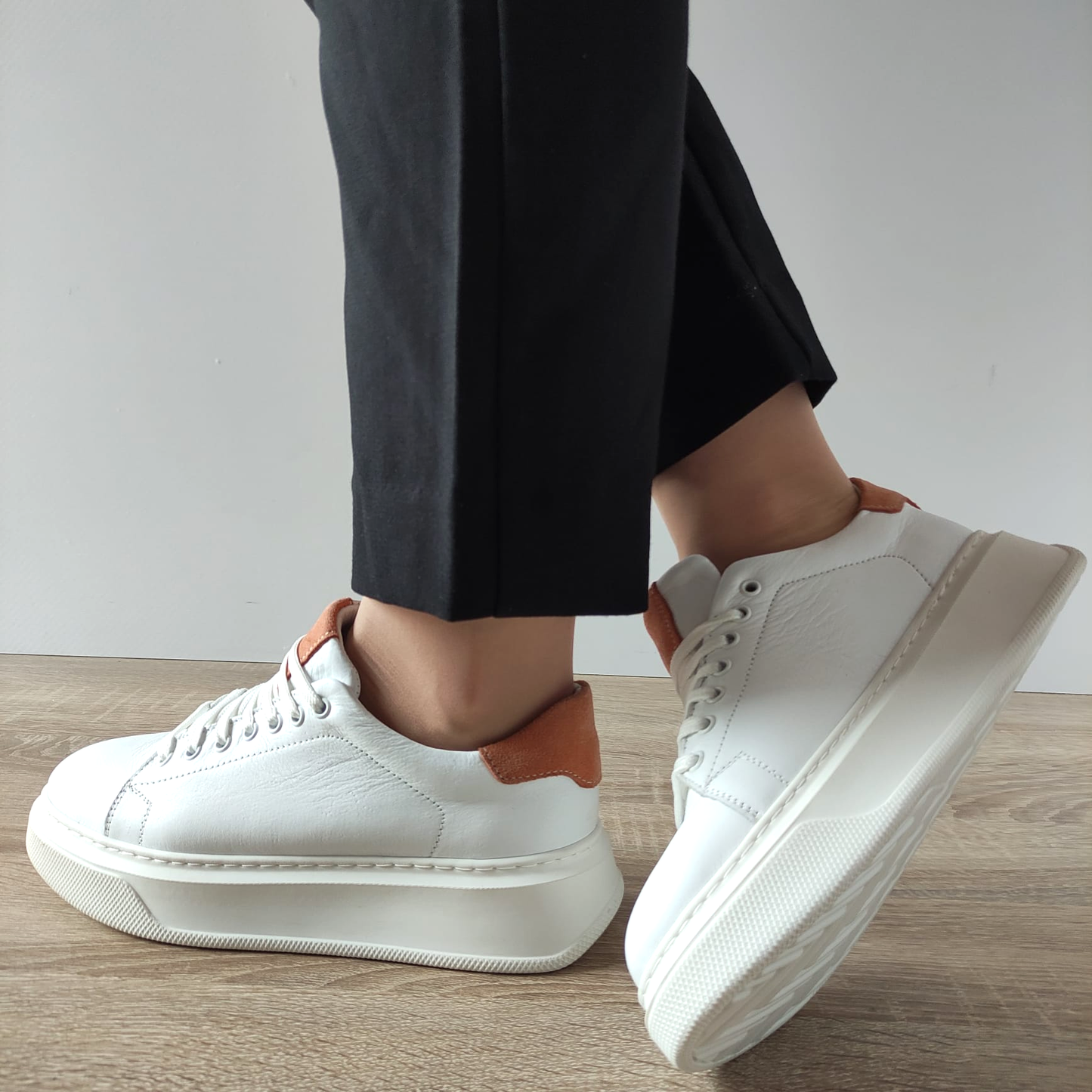 PANTOFI CASUAL DAMA CASPIAN 3602-2 ALBI + ROZ