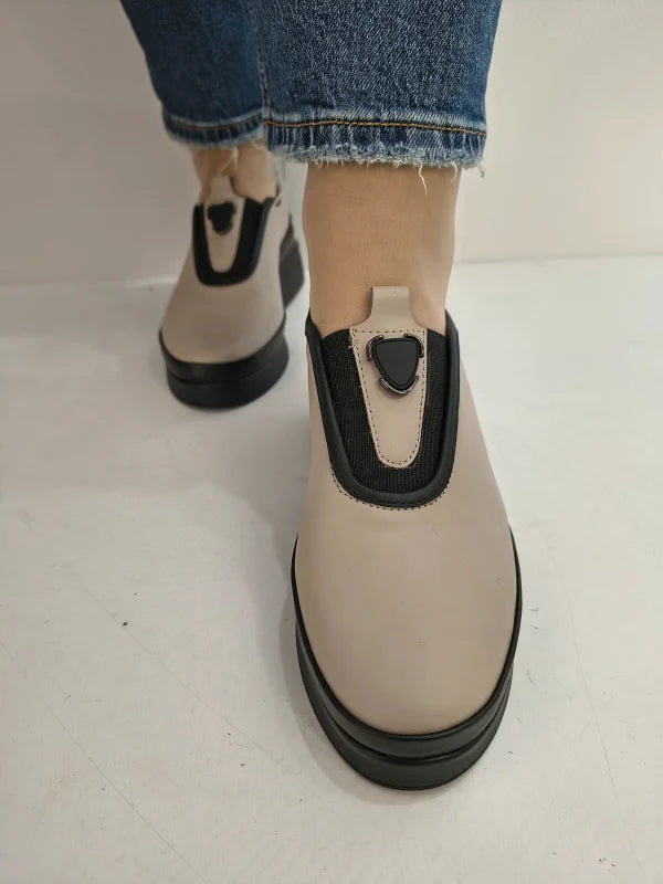 PANTOFI CASUAL DAMA DOGATI 061 242324 NUDE - imagine 3