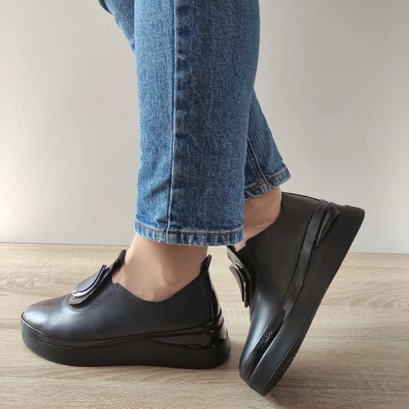 PANTOFI CASUAL DAMA DOGATI 061 2450 NEGRI - imagine 2